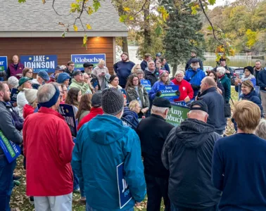 Klobuchar, Johnson make one last election stop in Fairmont